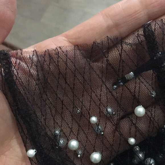 Hot & Delicious Sheer Mesh Pearl Pants - Perfect for Any Event! - Picture 8 of 11